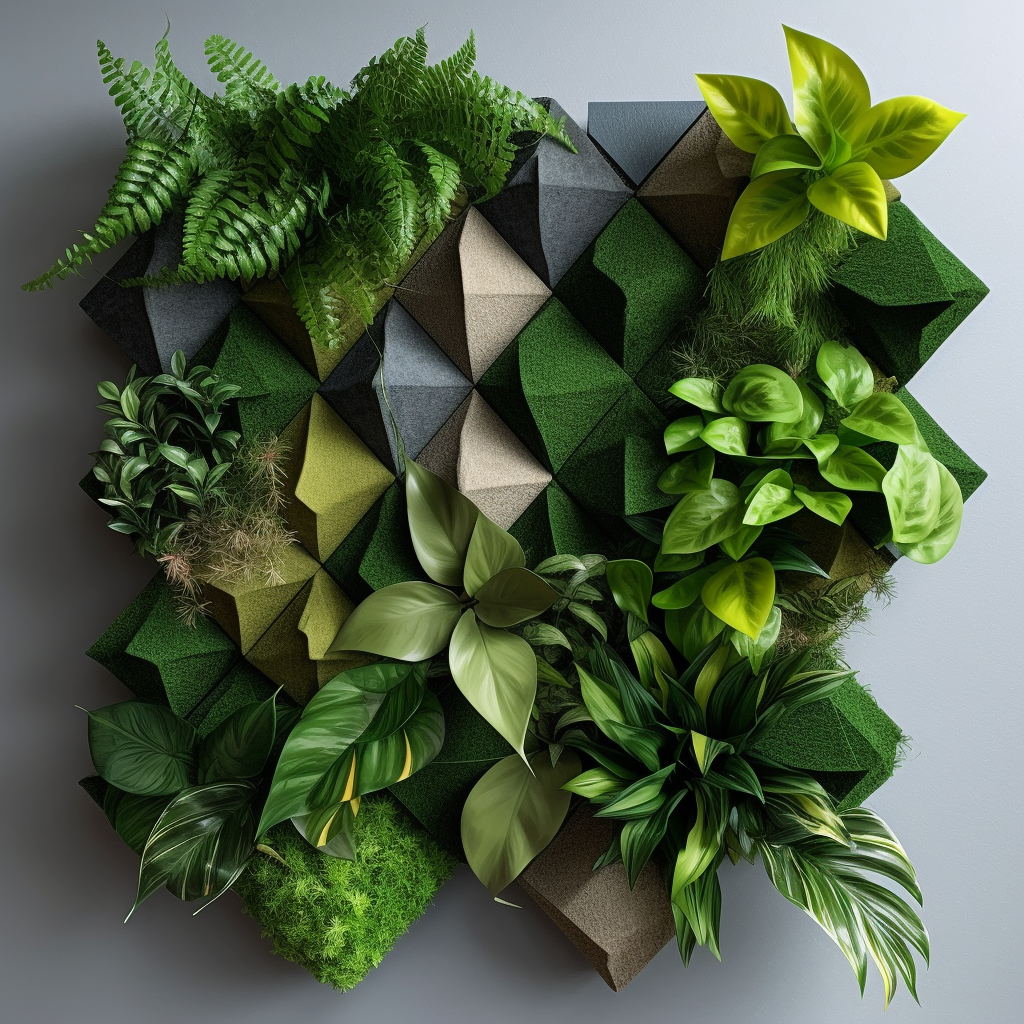 DIY Artificial Plant Wall