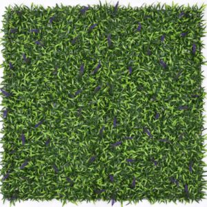 1M101 lavender accent artificial green wall panel 100 x 100 cm