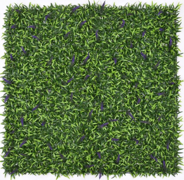 1M101 lavender accent artificial green wall panel 100 x 100 cm