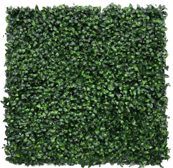 1M139 dark ivy-style leaf artificial green wall panel 100 x 100 cm