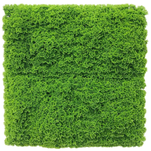 1M144 bright lime moss texture artificial green wall panel 100 x 100 cm