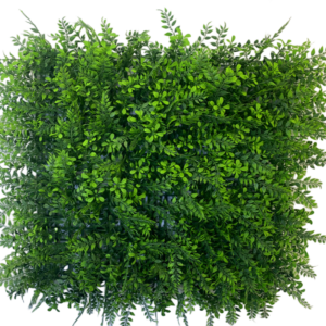 Flame Retardant-002 narrow leaf dense foliage artificial green wall panel 100 x 100 cm
