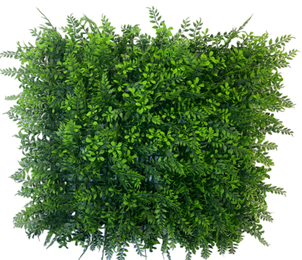 Flame Retardant-002 Narrow Leaf Dense Foliage Artificial Green Wall Panel - 100 x 100 cm Flame Retardant-002 narrow leaf dense foliage artificial green wall panel 100 x 100 cm