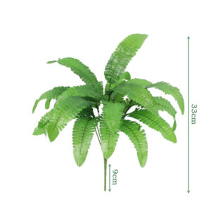 7-Stem Persian Fern Leaf Bush - artificial foliage stems wholesale