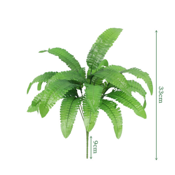 7-Stem Persian Fern Leaf Bush - artificial foliage stems wholesale