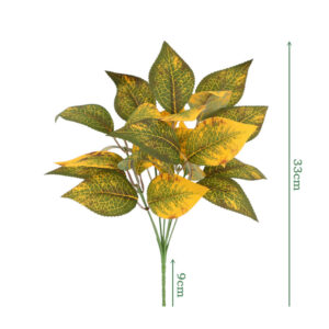 7-Stem Camellia Leaf Bush - artificial foliage stems wholesale