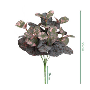 7-Stem Mulberry Leaf Bush – No. 2 - artificial foliage stems wholesale