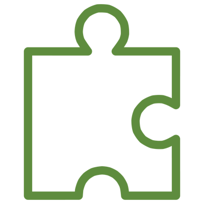 Modular and expandable green wall frame icon