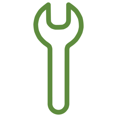 Sturdy metal frame icon