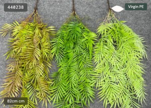 Artificial Areca Palm Leaf Hanging Bush – artificial hanging plants wholesale