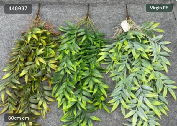 Artificial Bamboo Leaf Hanging Bush – artificial hanging plants wholesale