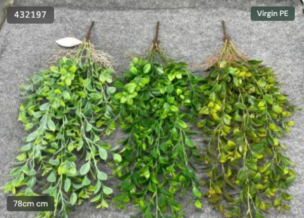 Artificial Citrus Leaf Hanging Bush – artificial hanging plants wholesale