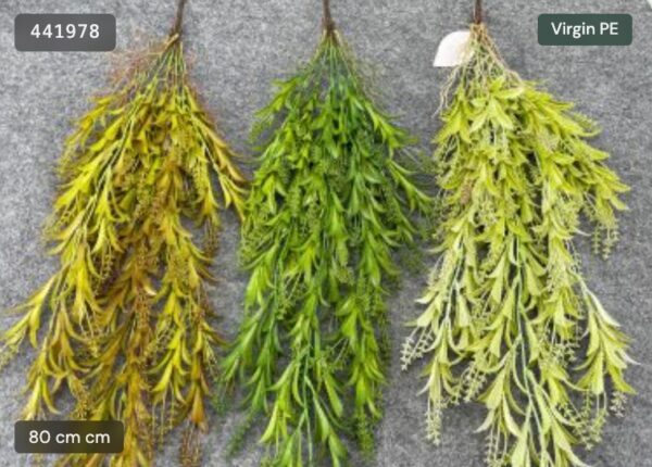 Artificial Lavender Leaf Hanging Bush – artificial hanging plants wholesale