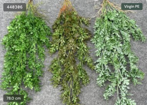 Artificial Milano Leaf Hanging Bush – artificial hanging plants wholesale