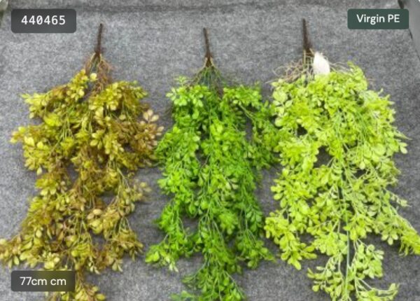 Artificial Milano Leaf Hanging Bush – artificial hanging plants wholesale