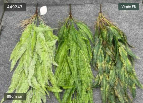 Mű perzsa páfrány függő cserje – 449247ggő növények nagykereskedelme Artificial Persian Fern Hanging Bush – artificial hanging plants wholesale