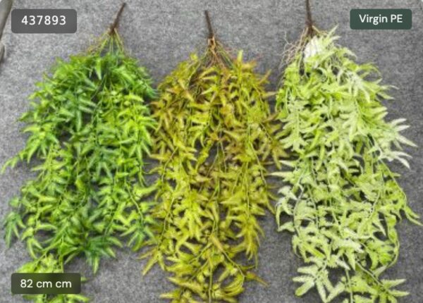 Artificial Willow Fern Hanging Bush – Bright Green Collection – artificial hanging plants wholesale