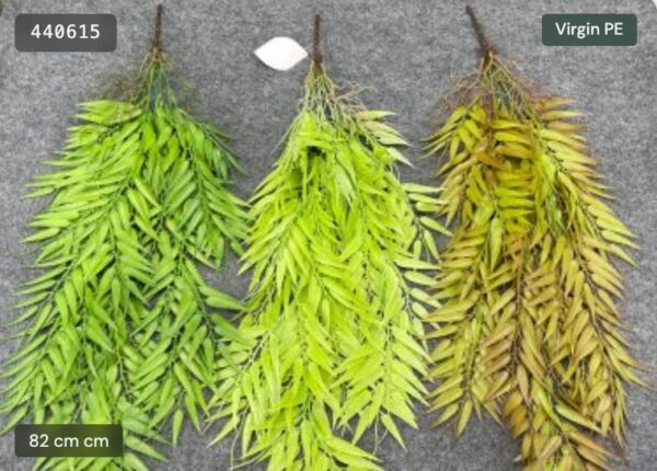 Artificial Young Bamboo Leaf Hanging Bush – artificial hanging plants wholesale